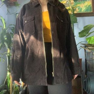 MENS OVERSIZED CORDUROY BLACK VINTAGE SHACKET XL GREAT CONDITON MAKE AN OFFER!!!